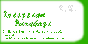 krisztian murakozi business card